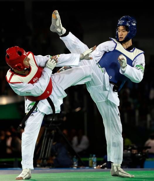 en images taekwondo pas de médaille pour raheleh asemani et jaouad achab